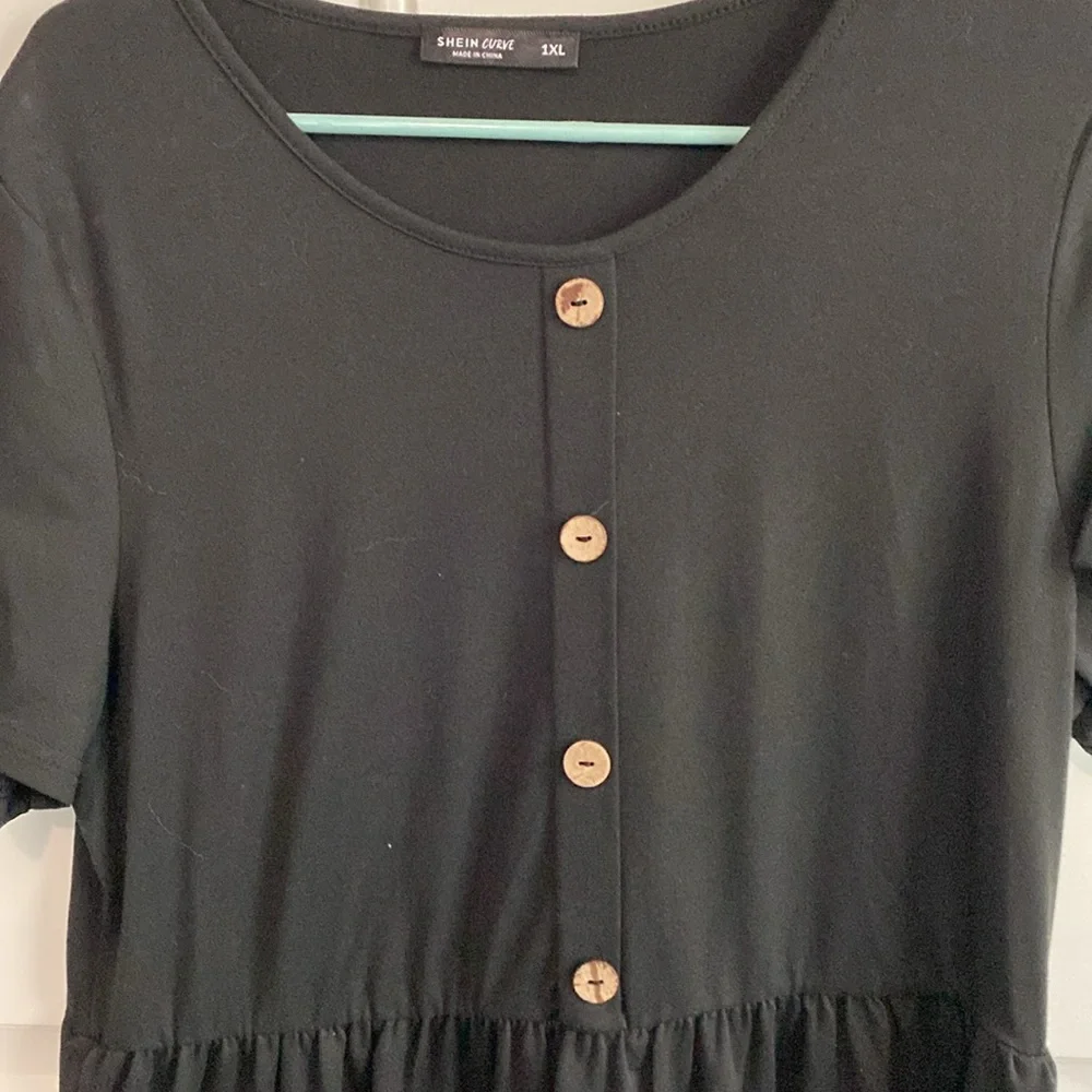 SHEIN CURVE black dress - Picture 2 of 4